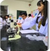 Science laboratory class
